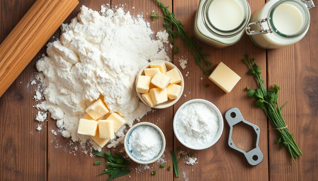 Biscuit Ingredients for Flaky Texture