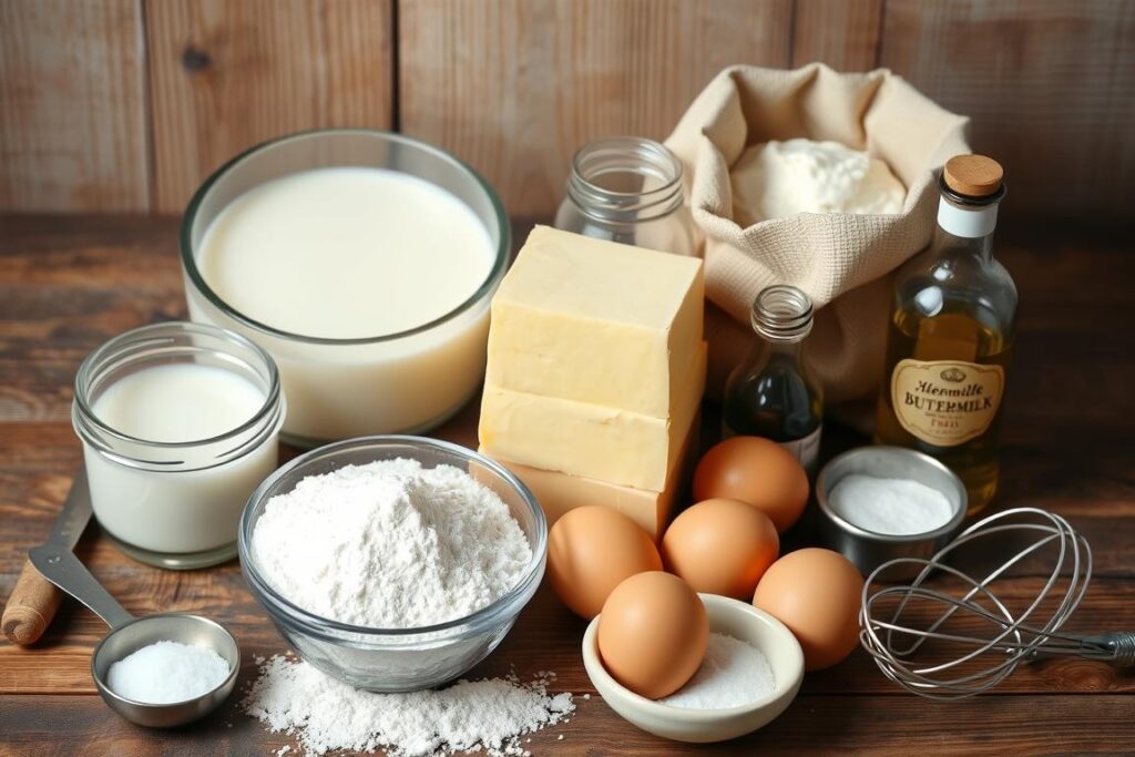 Buttermilk Pound Cake Ingredients
