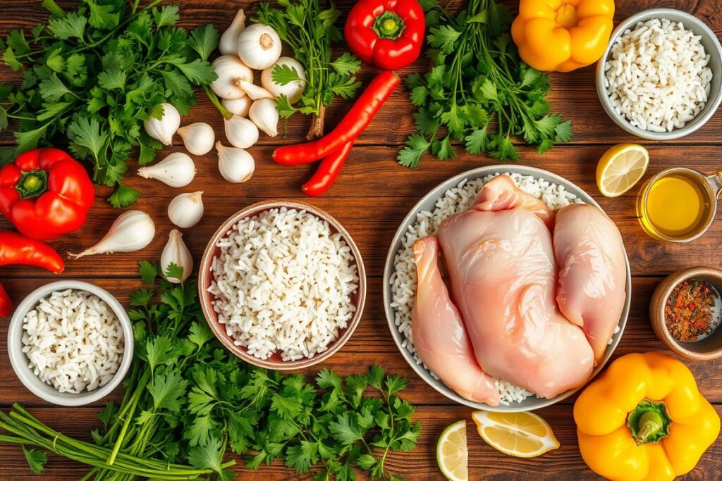 Chicken and Rice Recipe Ingredients