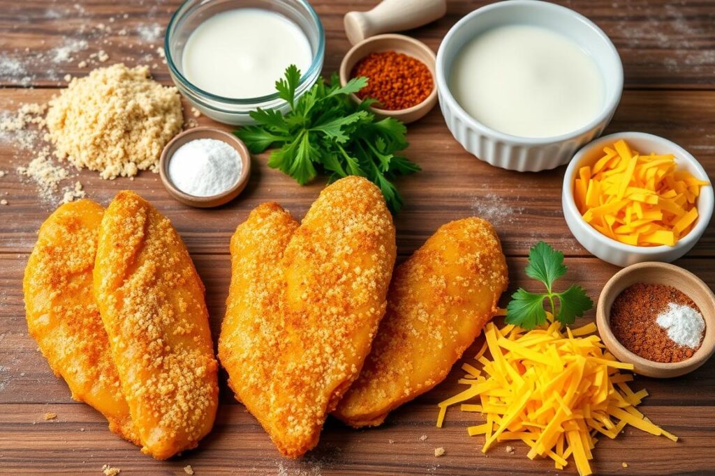 Crispy Cheddar Chicken Tenders Ingredients