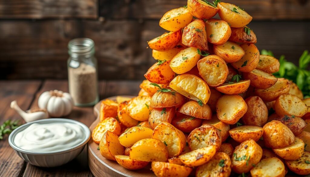 Crispy Ranch Roasted Potatoes