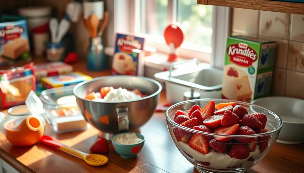 Dump Cake Preparation