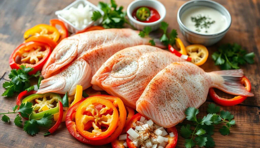 Red Snapper Ingredients for Spicy Fish Dishes